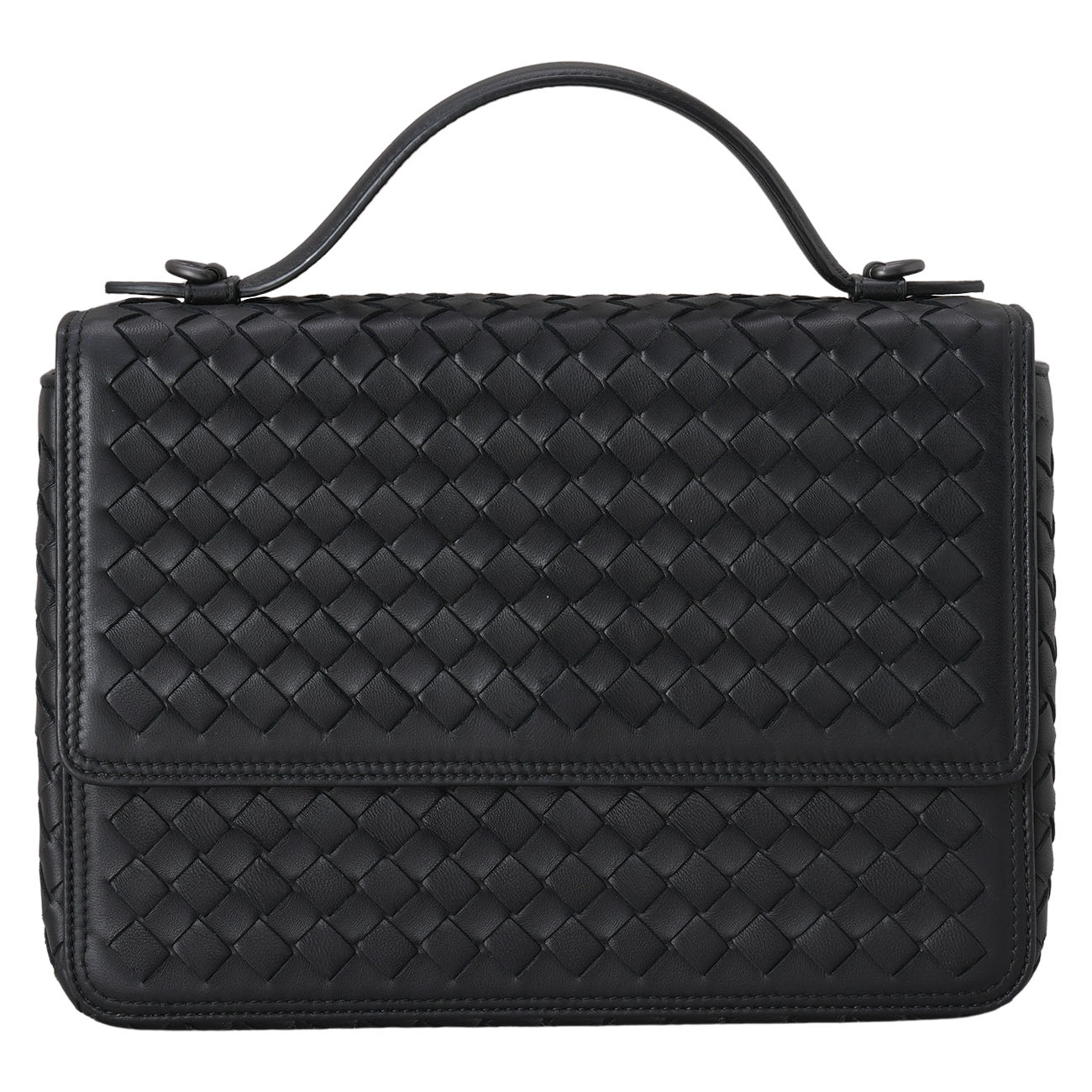 BOTTEGA VENETA(USED)보테가베네타 인트레치아토 알룸나 탑핸들 숄더백 스몰